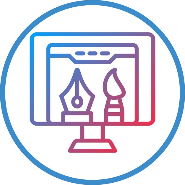 Vector Design Design Software Icon Style