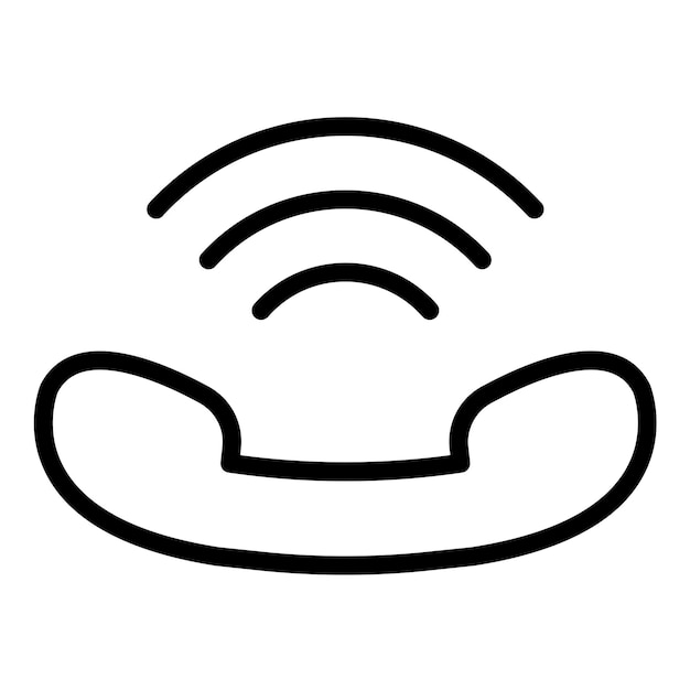 Vector Design Dial Support Icon Style