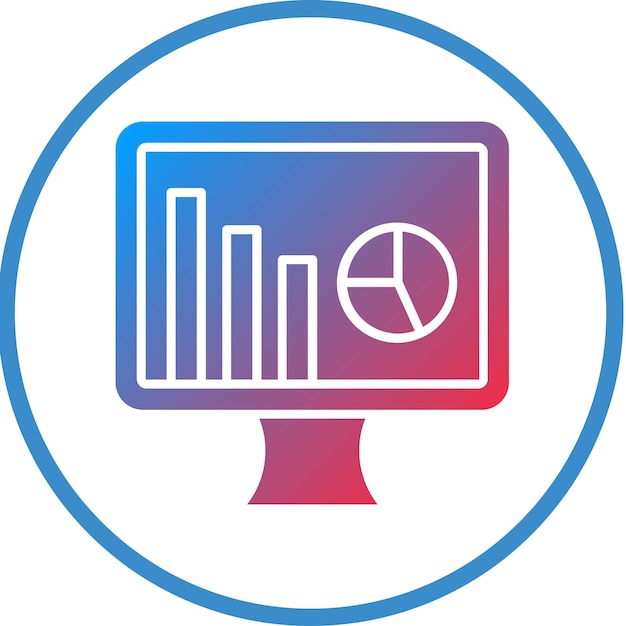 Vector Design Digital Analysis Icon Style