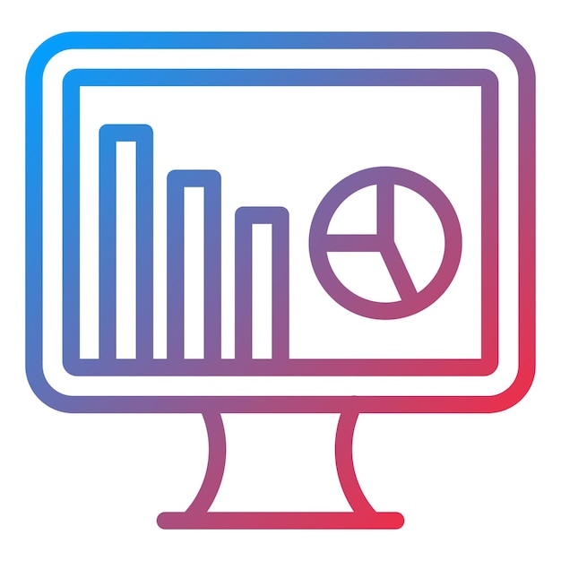 Vector Design Digital Analysis Icon Style