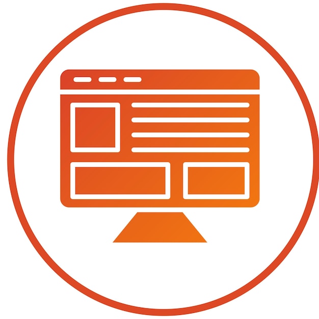 Vector Design Display Advertising Icon Style