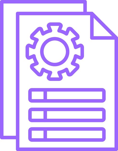 Vector Design Documentation Icon Style