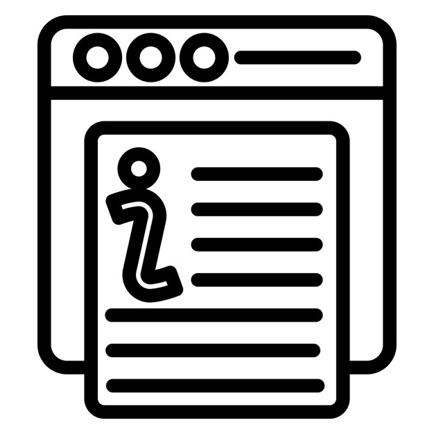Vector Design Documentation Portal Icon Style