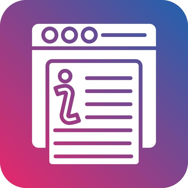 Vector Design Documentation Portal Icon Style