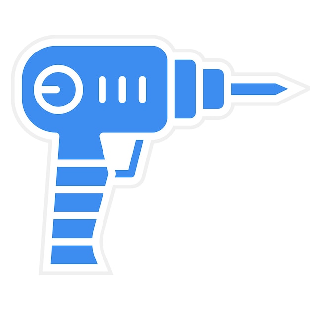 vector design drill icon style