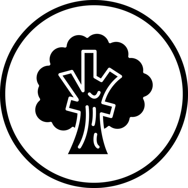 Vector Design Dry Tree Icon Style