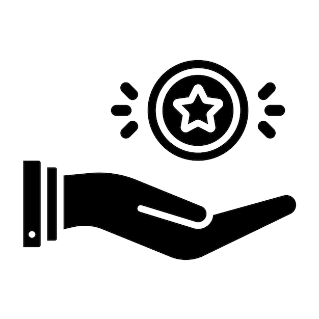 Vector Design Earn Reward Points Icon Style