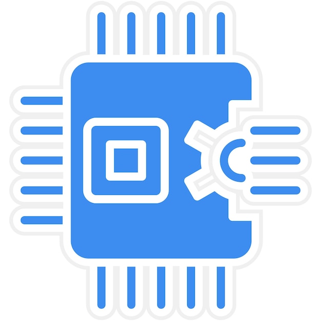 Vector Design Electronic Icon Style