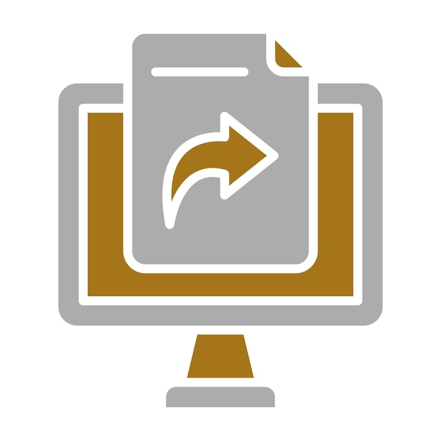 Vector Design File Sharing Icon Style