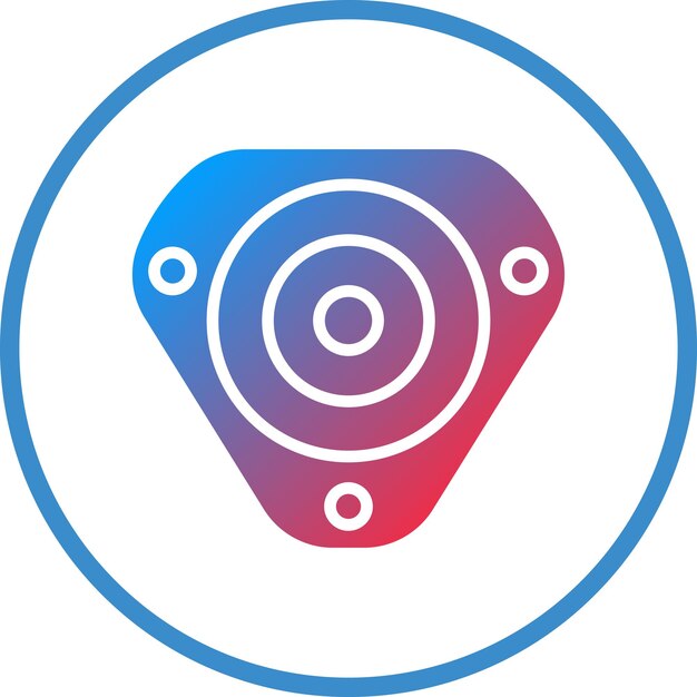Vector Design Fisheye Camera Icon Style