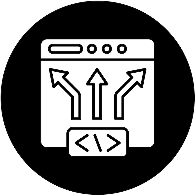 Vector Design Flexibility Icon Style