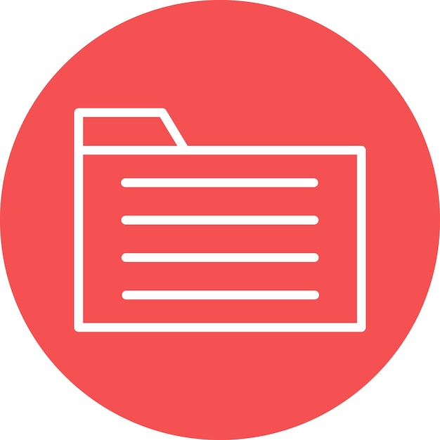 Vector Design Folder Icon Style