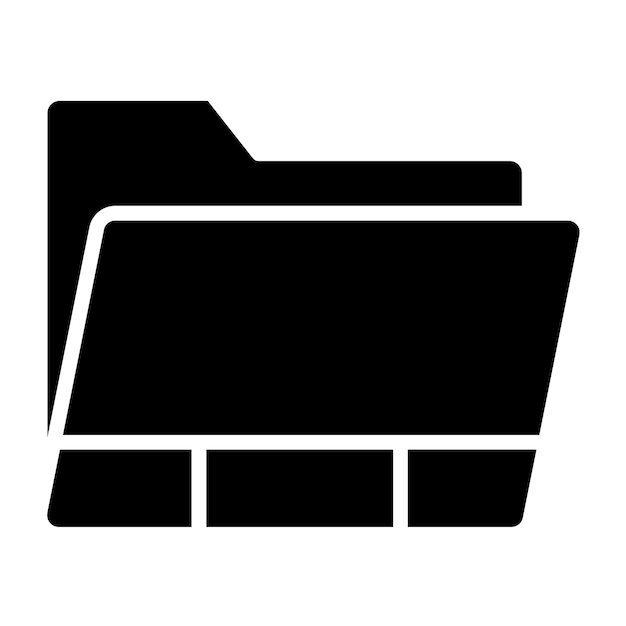 Vector Design Folder Icon Style