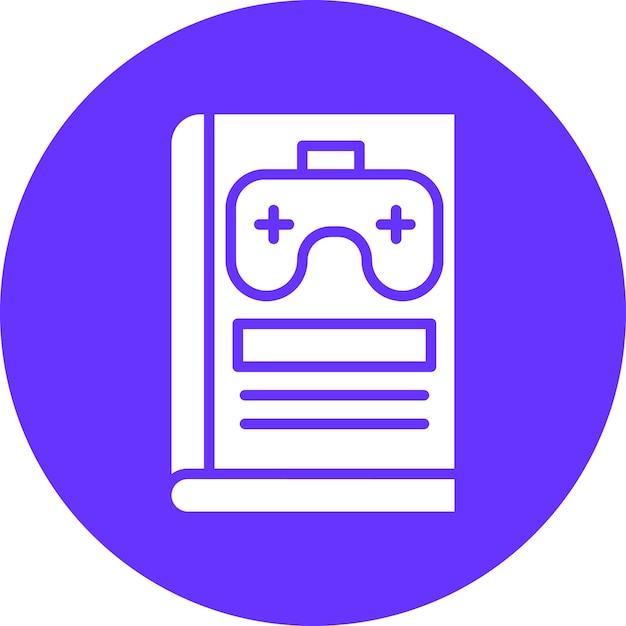 Vector Design Game Library Icon Style