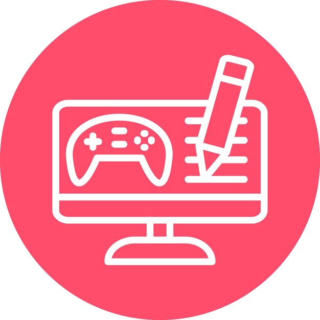 Vector Design Game Script Icon Style