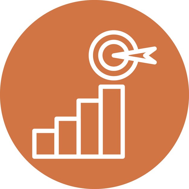 Vector Design Goal Icon Style