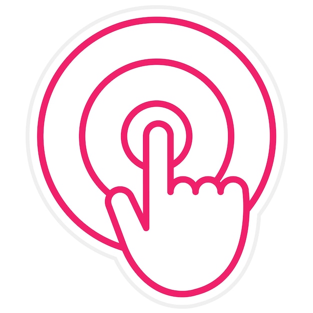 Vector Design Goal Icon Style