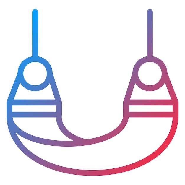 Vector Design Hammock Icon Style