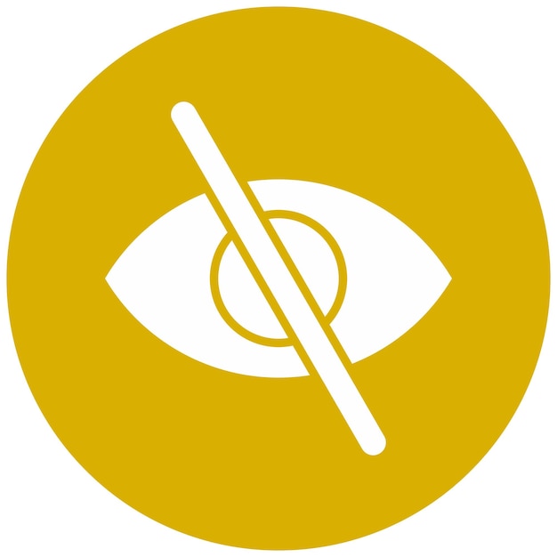Vector Design Hiding Icon Style