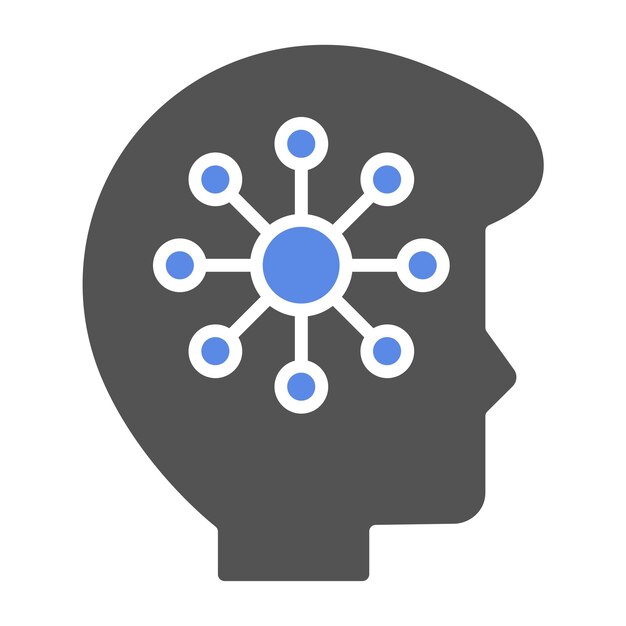 Vector Design Human Processor Icon Style