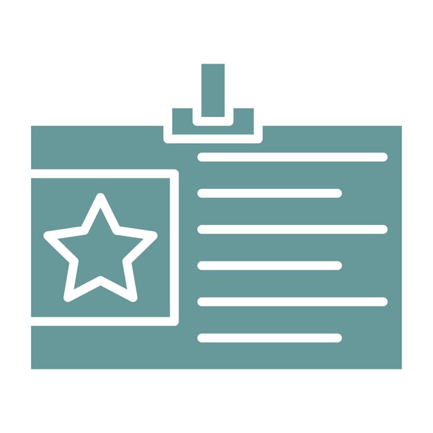 Vector Design ID Icon Style