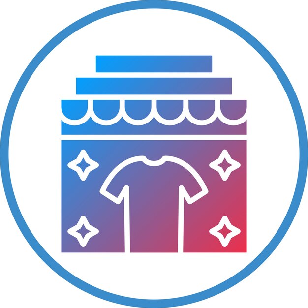 Vector Design In Store Display Icon Style