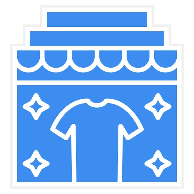 Vector Design In Store Display Icon Style