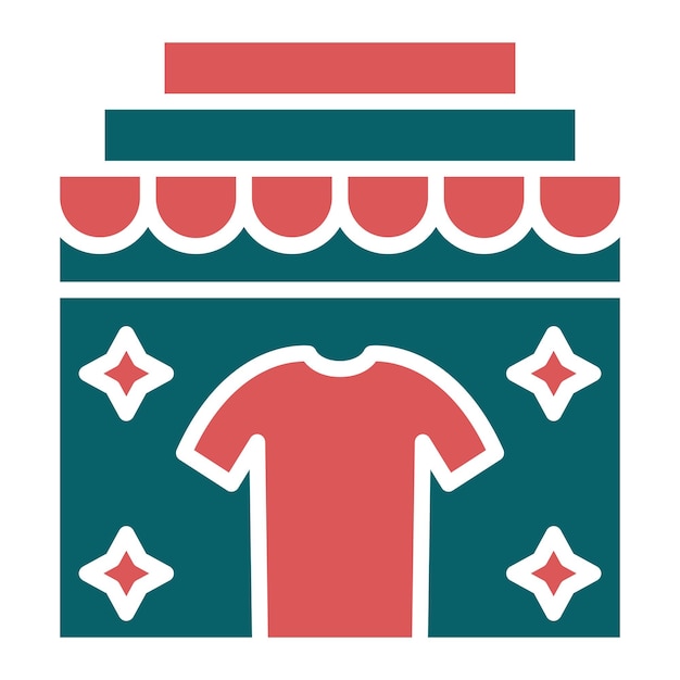 Vector Design In Store Display Icon Style