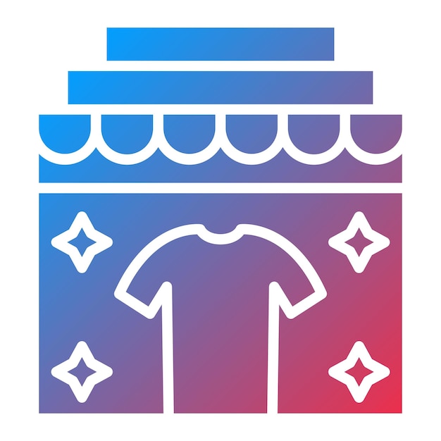 Vector Design In Store Display Icon Style
