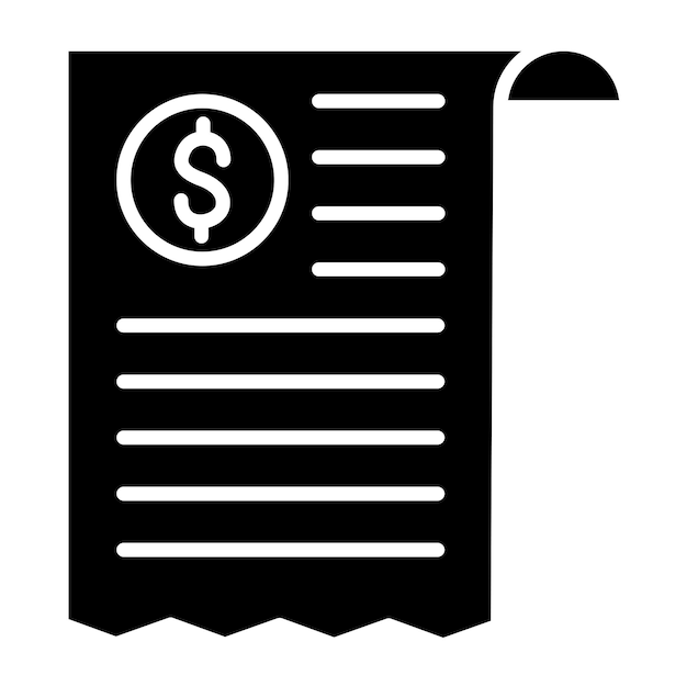 Vector Design Invoice Icon Style