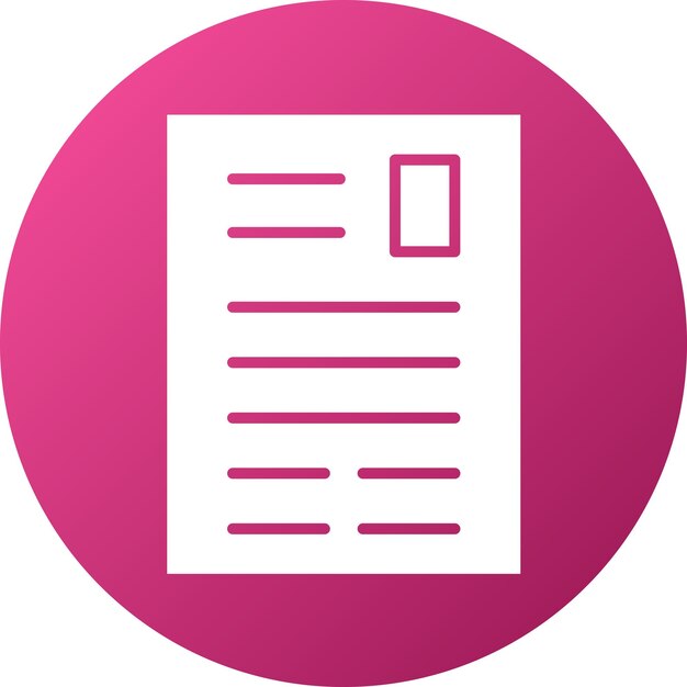 Vector Design Job Application Icon Style