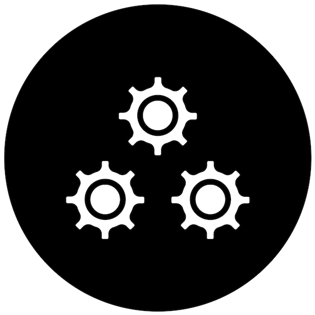 Vector Design Jumper Settings Icon Style