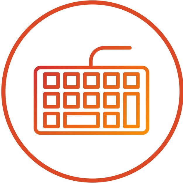 Vector Design Keyboard Icon Style