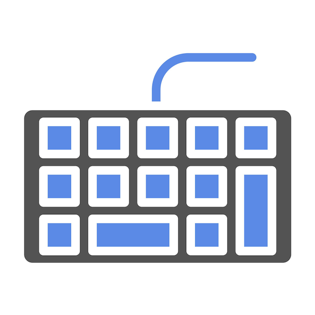 Vector Design Keyboard Icon Style