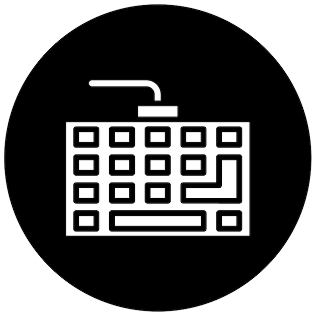 Vector Design Keyboard Icon Style