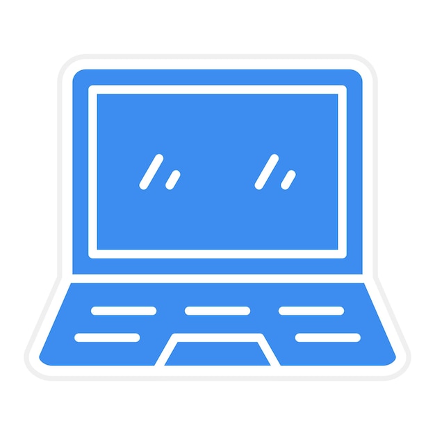 Vector Design Laptop Icon Style