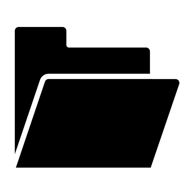 Vector Design Lateral File Icon Style