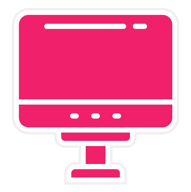 Vector Design Lcd Icon Style