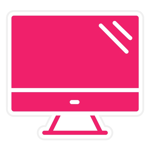 Vector Design Lcd Icon Style