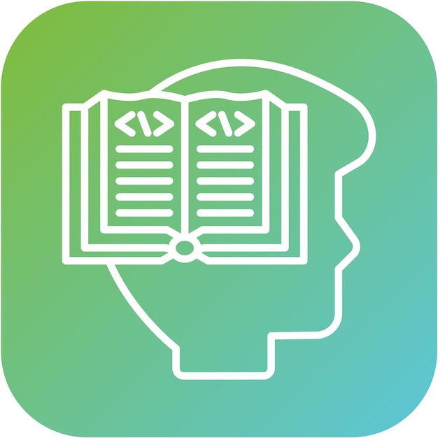 vector design learn to code icon style