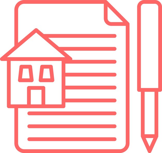Vector Design Leaseing Icon Style