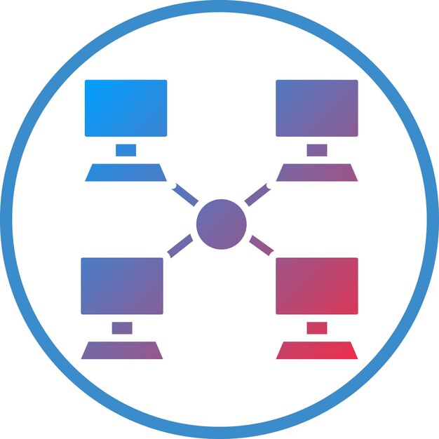 vector design local network icon style