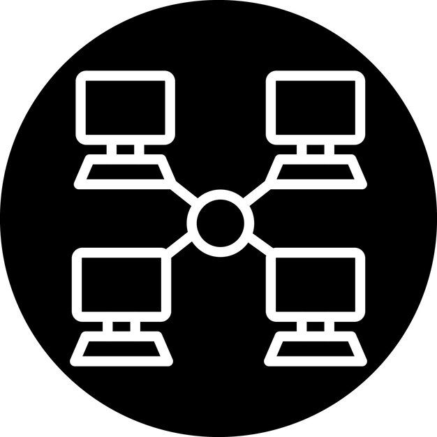 vector design local network icon style
