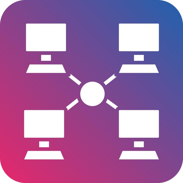 vector design local network icon style