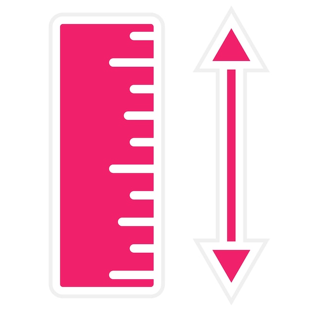 Vector Design Measure Icon Style