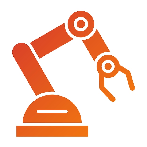 Vector Design Mechanical Arm Icon Style