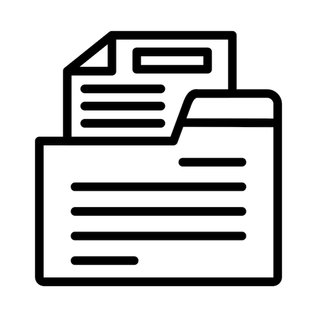 Vector Design Media kit Icon Style