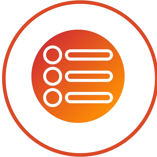 vector design menu configuration icon style