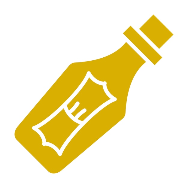 vector design message in a bottle icon style