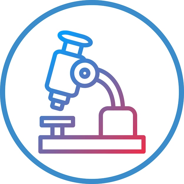 Vector Design Microscope Icon Style